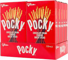 ''Pocky Chocolate Cream Biscuit Sticks 2.47oz, 10ct''