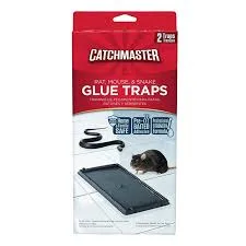 Catchmaster 402 Baited Rat, Mouse and Snake Glue Traps