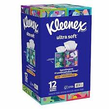 Kleenex Ultra Soft Tissues 3-Ply, Pack of 12, Each 85 Count