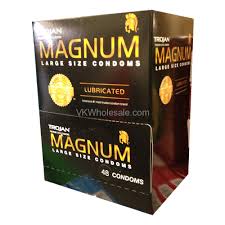 Trojan Magnum Large Size Condoms Box 48ct